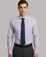 Dress Shirts_Purple Stripes